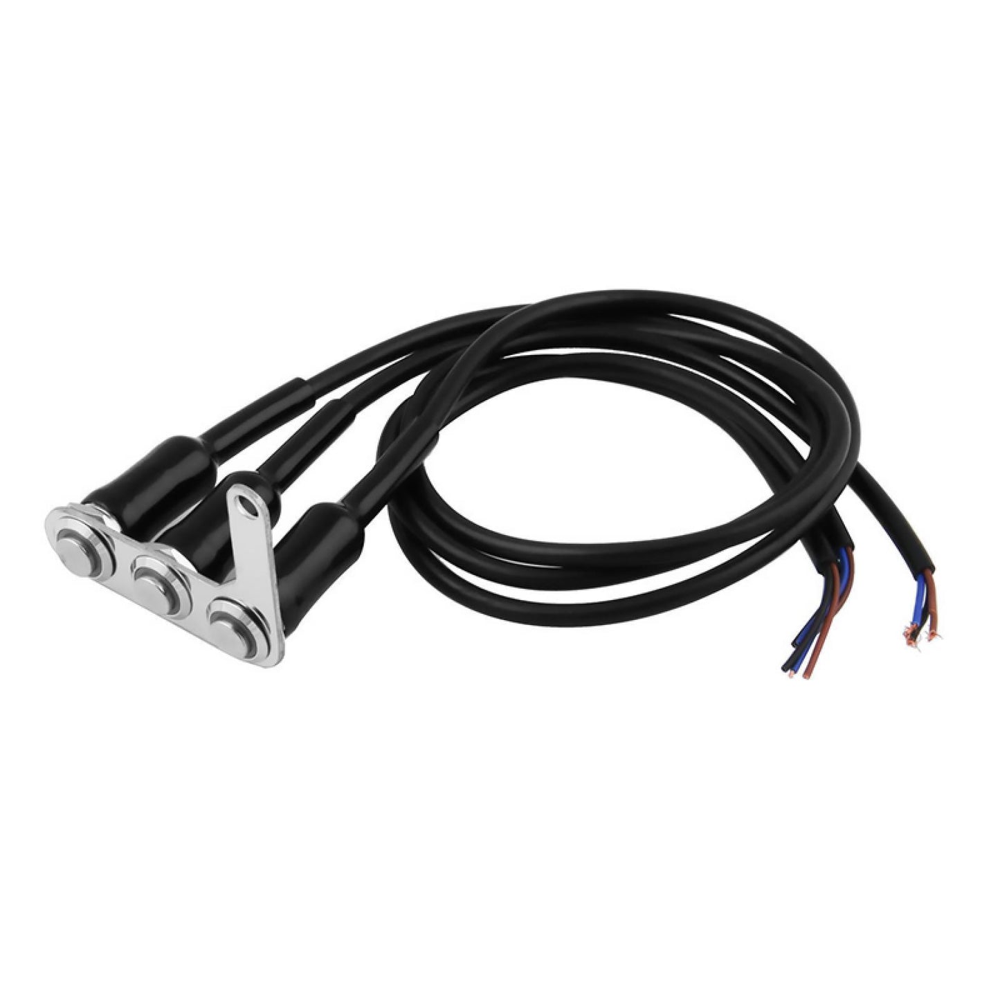 LED Motorcycle Switch ON OFF Handlebar Mount Push For Headlight Horn Turn Signal
