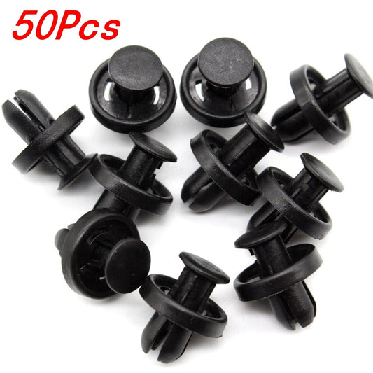 50 Clips Fender Liner, Engine Cover Push-Type Retainers for Subaru 909140065