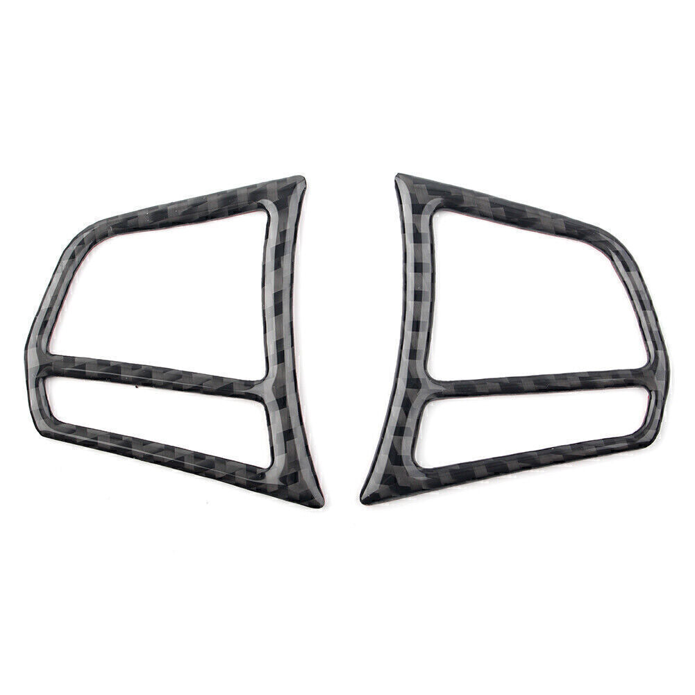 Real Carbon Fiber Steering Wheel Button Trim for BMW F20 2012-2018 1 Series F21