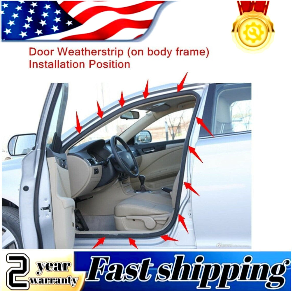 Front left and right side weatherstrip seals for Honda for Civic sedans 2006-2011