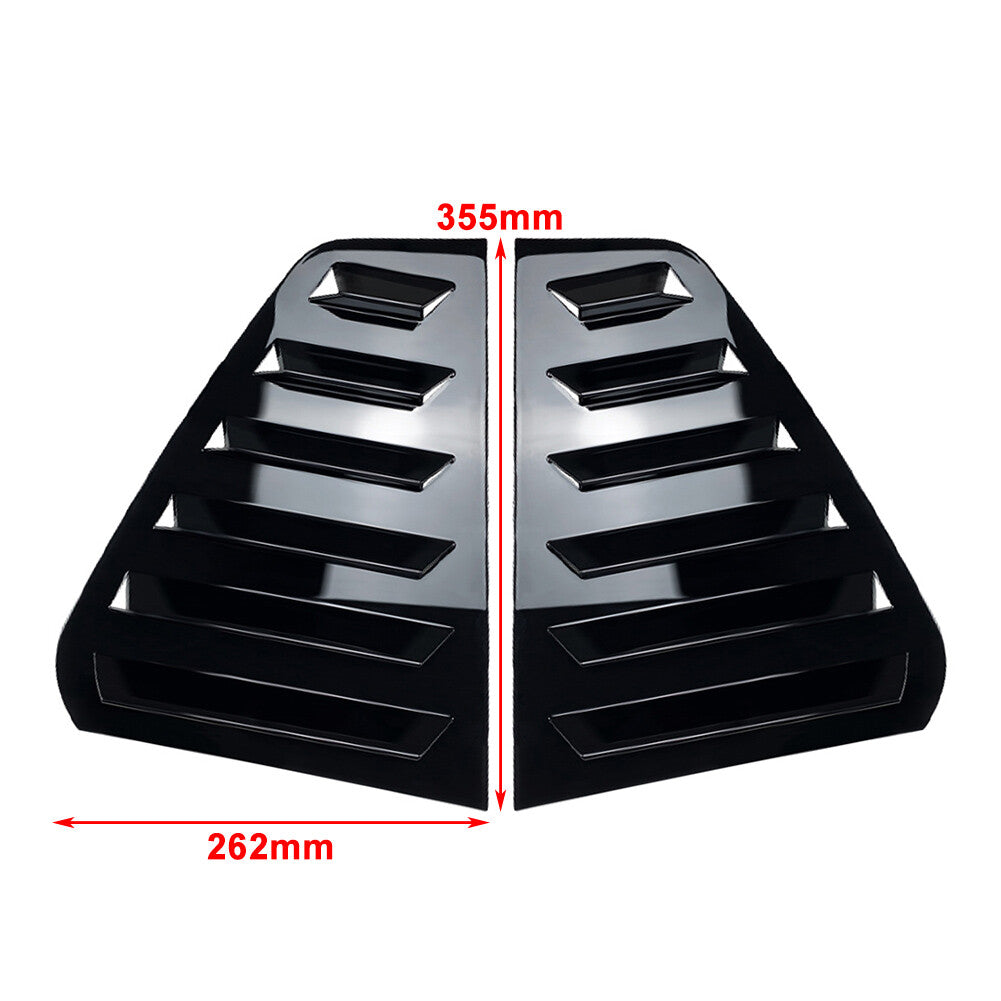 Rear Window Side Vent Shutter Louver Cover Trim for VW for Golf MK7 MK7.5 2014-19 19