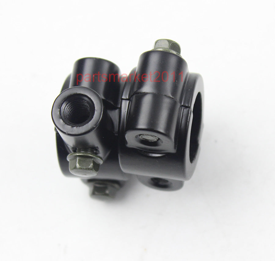 10MM Mirror Mount Brackets Clamps Pit Dirt Bikes ATV Z50 Motorcycle Scooter 22MM