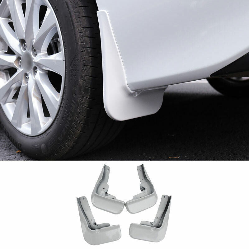 for Toyota for Camry 2018-2023 L LE XLE White Painted Mud Flaps Fender Splash Guards