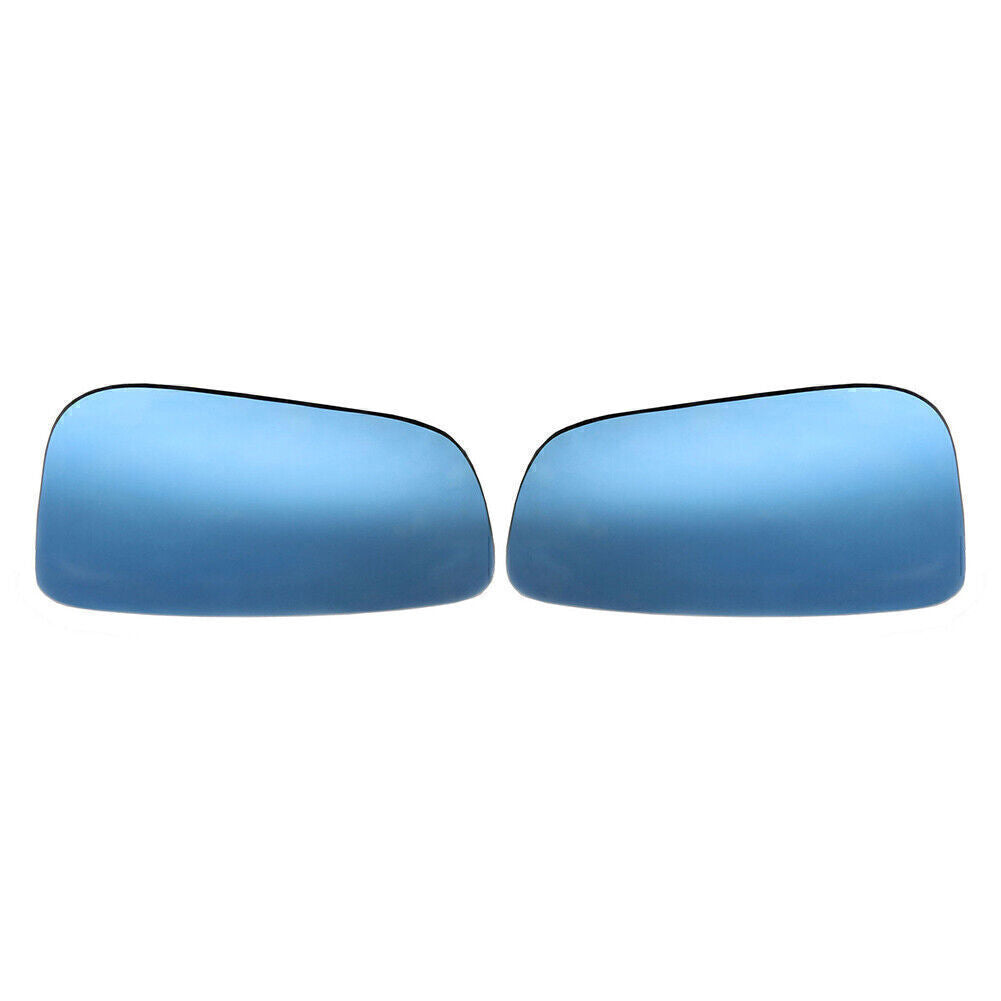 Pair Wing Mirror Glass Aspherical Heated Fit for BMW 5Series G30 G31 2016+ Blue
