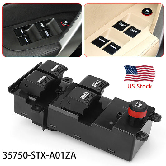 Front Left Driver Side Master Power Window Switch for Honda for Acura MDX 2007-2013
