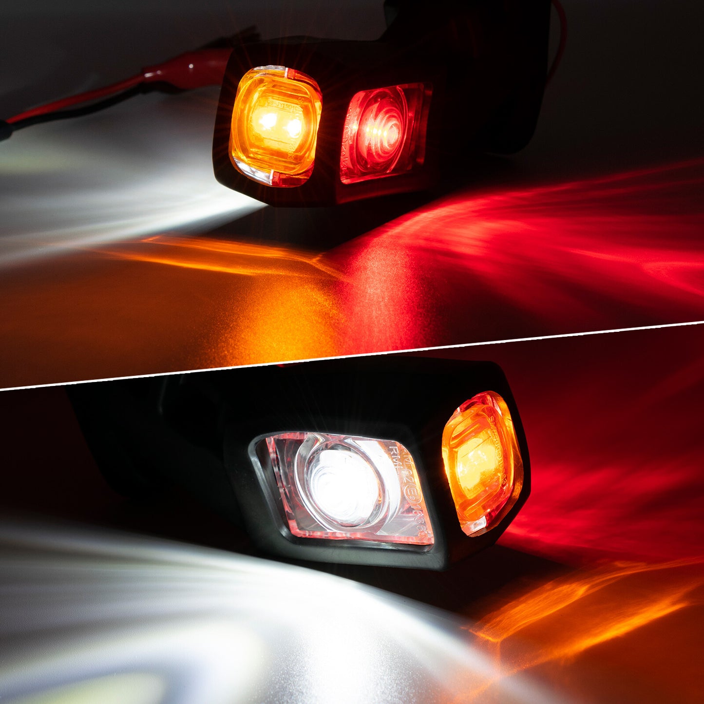 Trailer Truck Side Marker Lights Led Rear Clearance Tail Lamp Universal 12V-24V