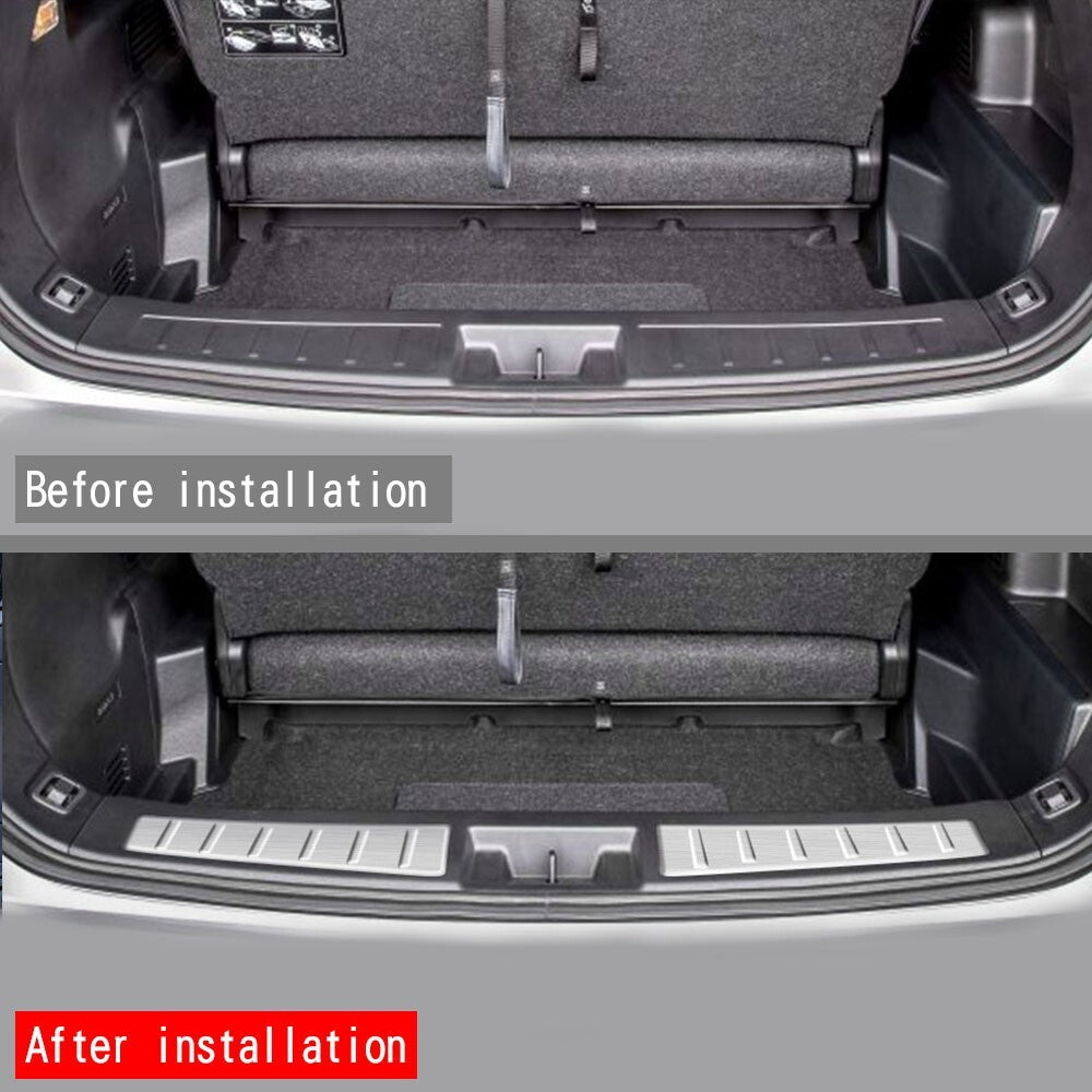 Interior Rear Bumper Protector Panel for Mitsubishi Outlander Car Accessories 23