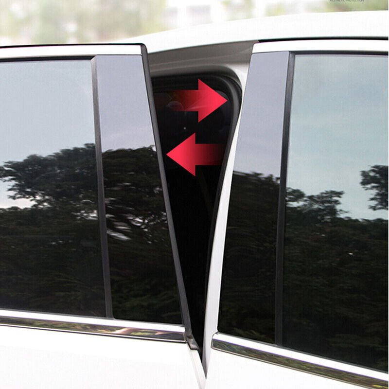 Piano Black Pillar Posts Door Window Molding Strip Trims for Mazda CX-8 18-2023