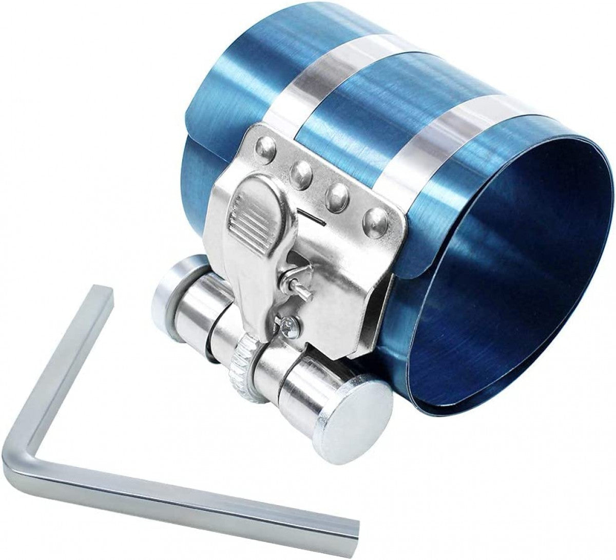 3¡± Piston Ring Compressor,Adjustable from 2¡±to 6.9¡±,Sprung mechanism,Blue