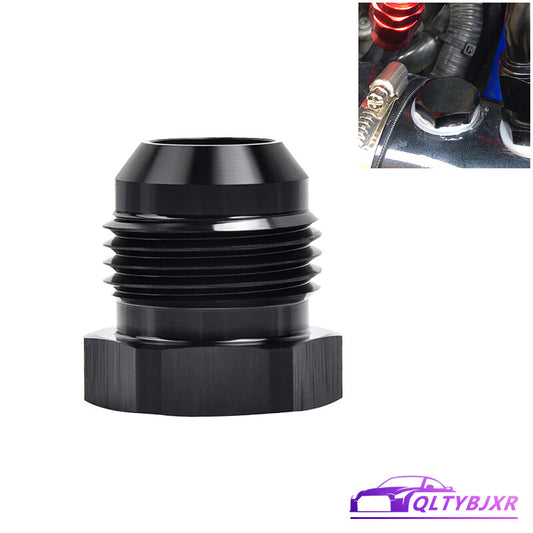 10AN Male Flare Bolt Blanking Plug End Cap Lock Nut Fitting Adapter Hex Black