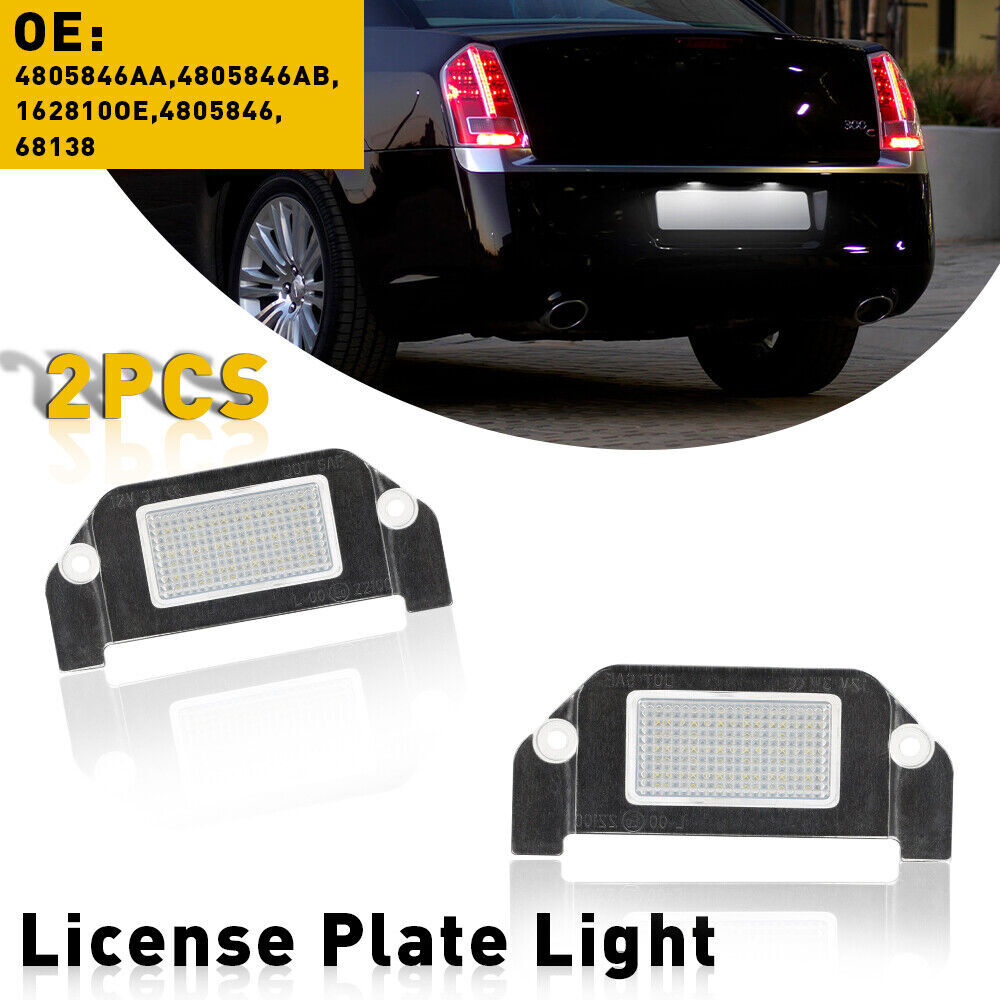 White SMD LED license plate light for Dodge Charger for Challenger / for Chrysler 300