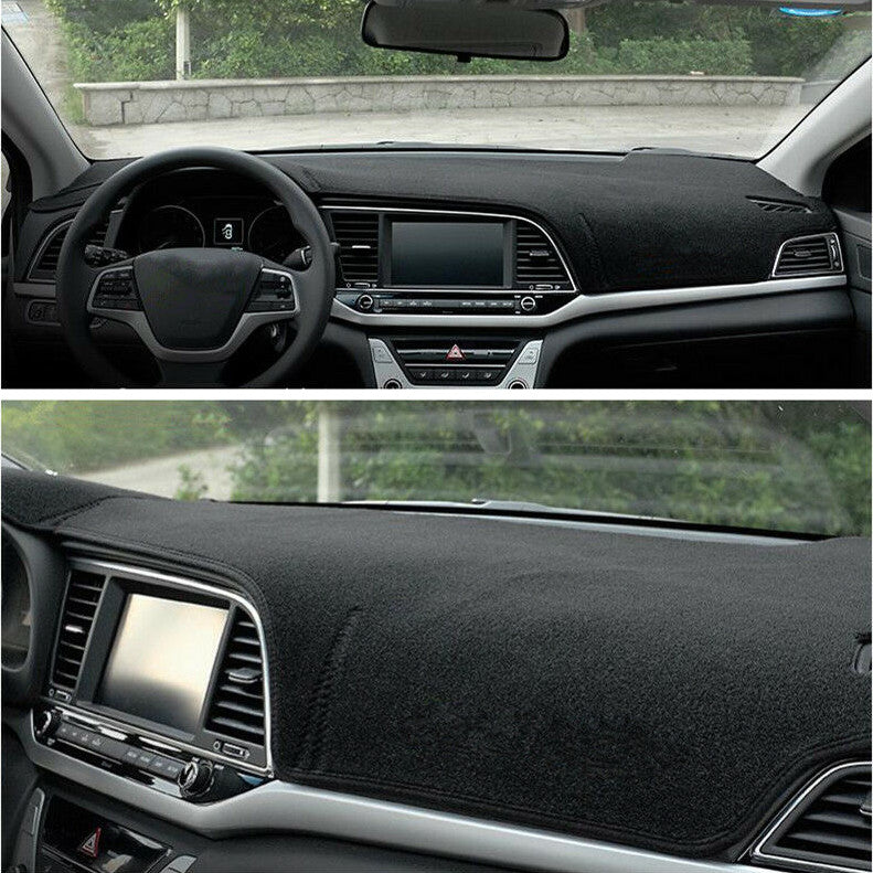 Black DashMat dashboard mat/sun protection cover for Hyundai for Elantra 2017 - 2020