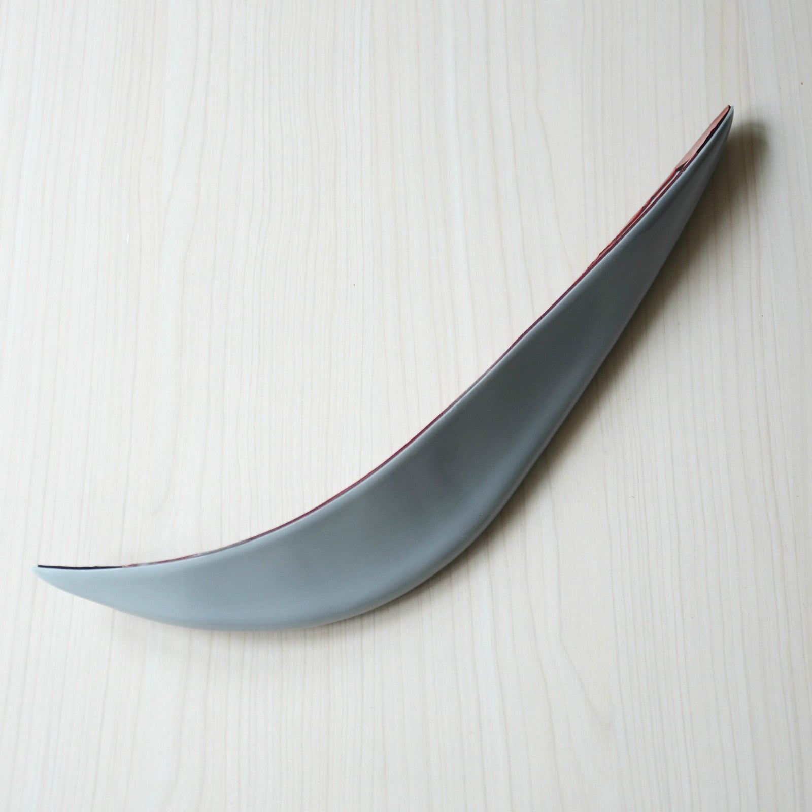 Car Grey Streamline Front Back Bumper Anti-rub Guard Cover Sticker Protector Pad