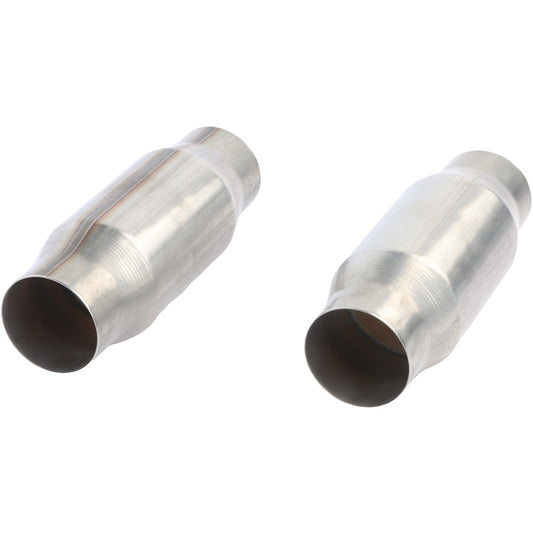 2x 3 inch Universal Catalytic Converter Stainless Steel Weld-On EPA OBDII