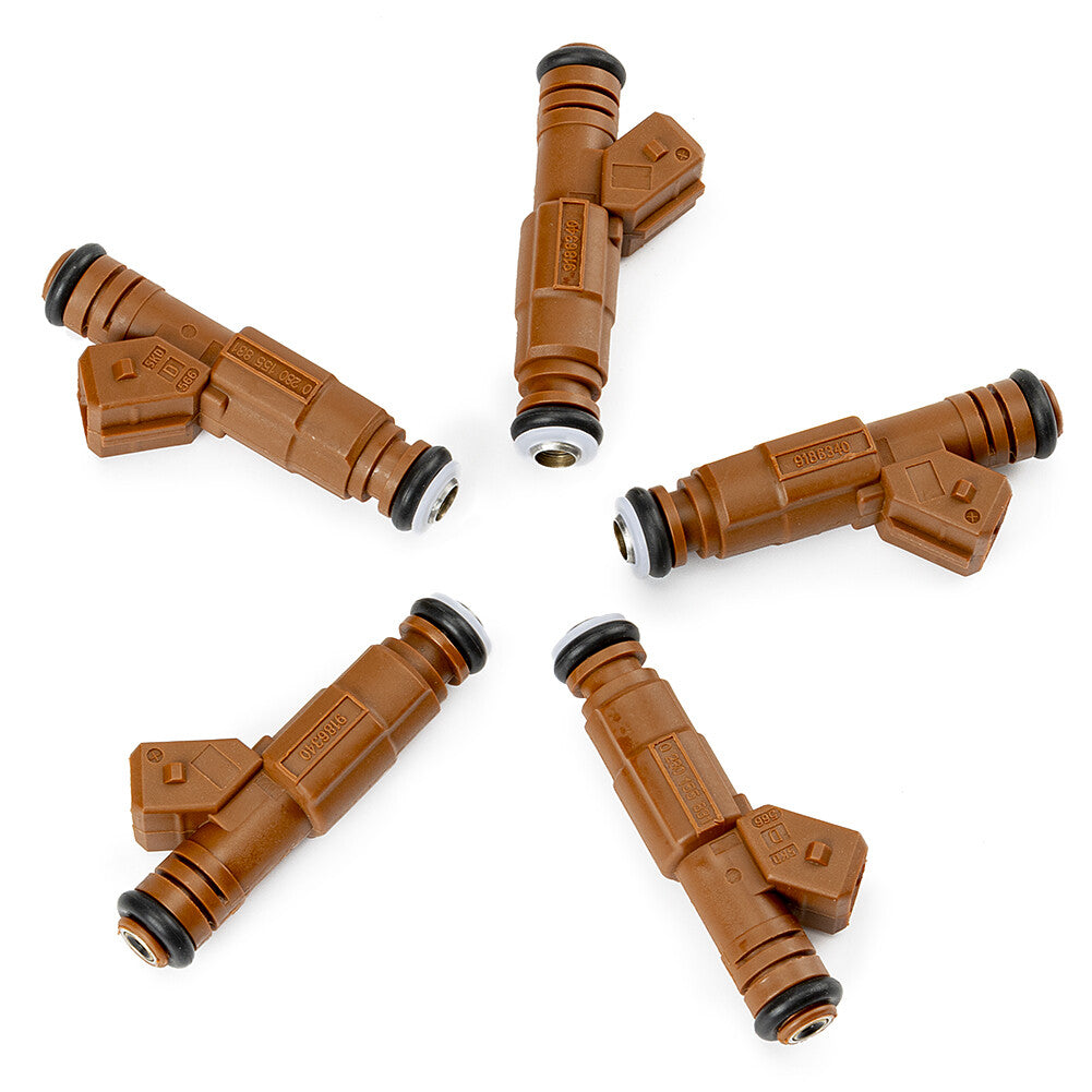 Set of 5 0280155831 Fuel Injectors Fits for Volvo S80 C70 S60 V70 2.4L 2.5L