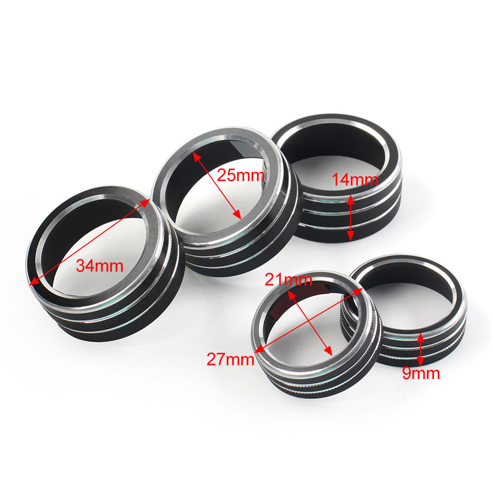 AC Climate Control Switch Knob Ring Cover Trim for Honda Accord 10th Generation