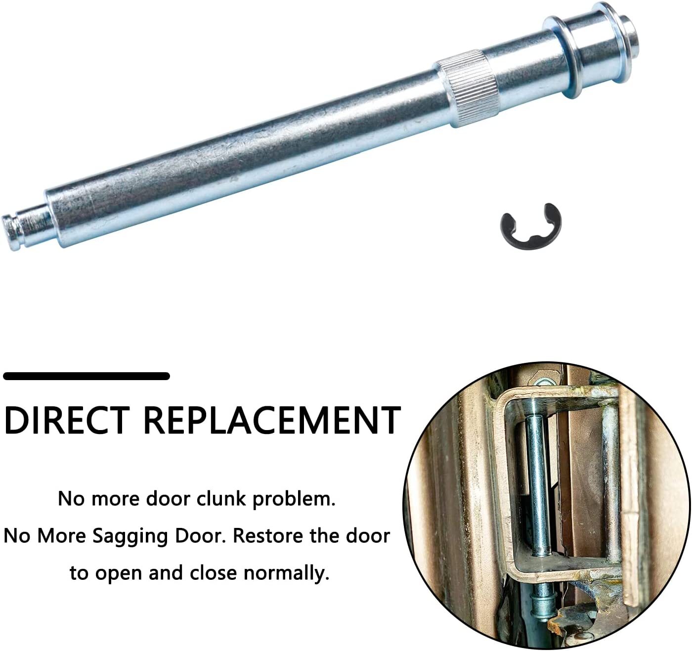 Front upper door hinge needle roller compatible with select for Cadillac / for Chevrolet /GimCheese models.