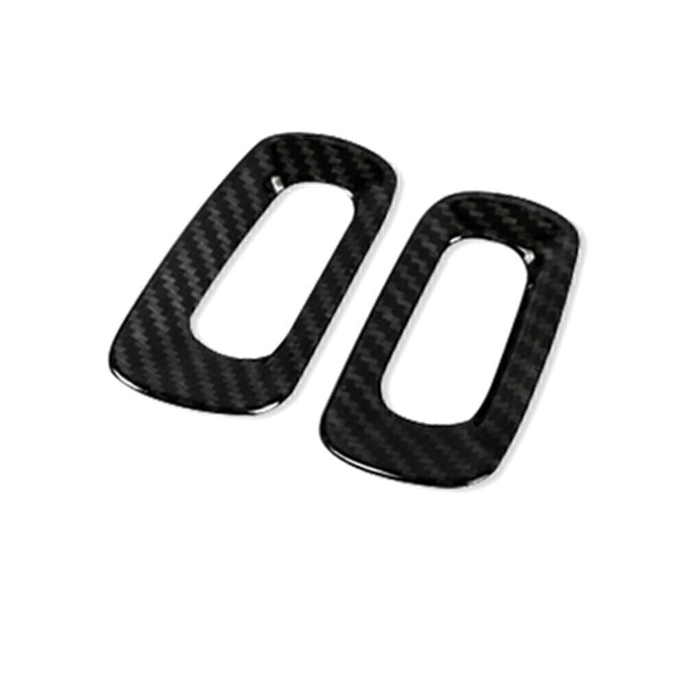 Inner Dashboard Air Outlet Vent Trim Fit for Volvo XC40 2018-2022 Carbon Fiber ABS