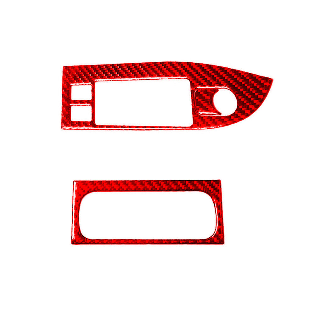 Carbon Fiber Driver Window Switch/Door Panel Cover Trim for Suzuki Grand Vitara
