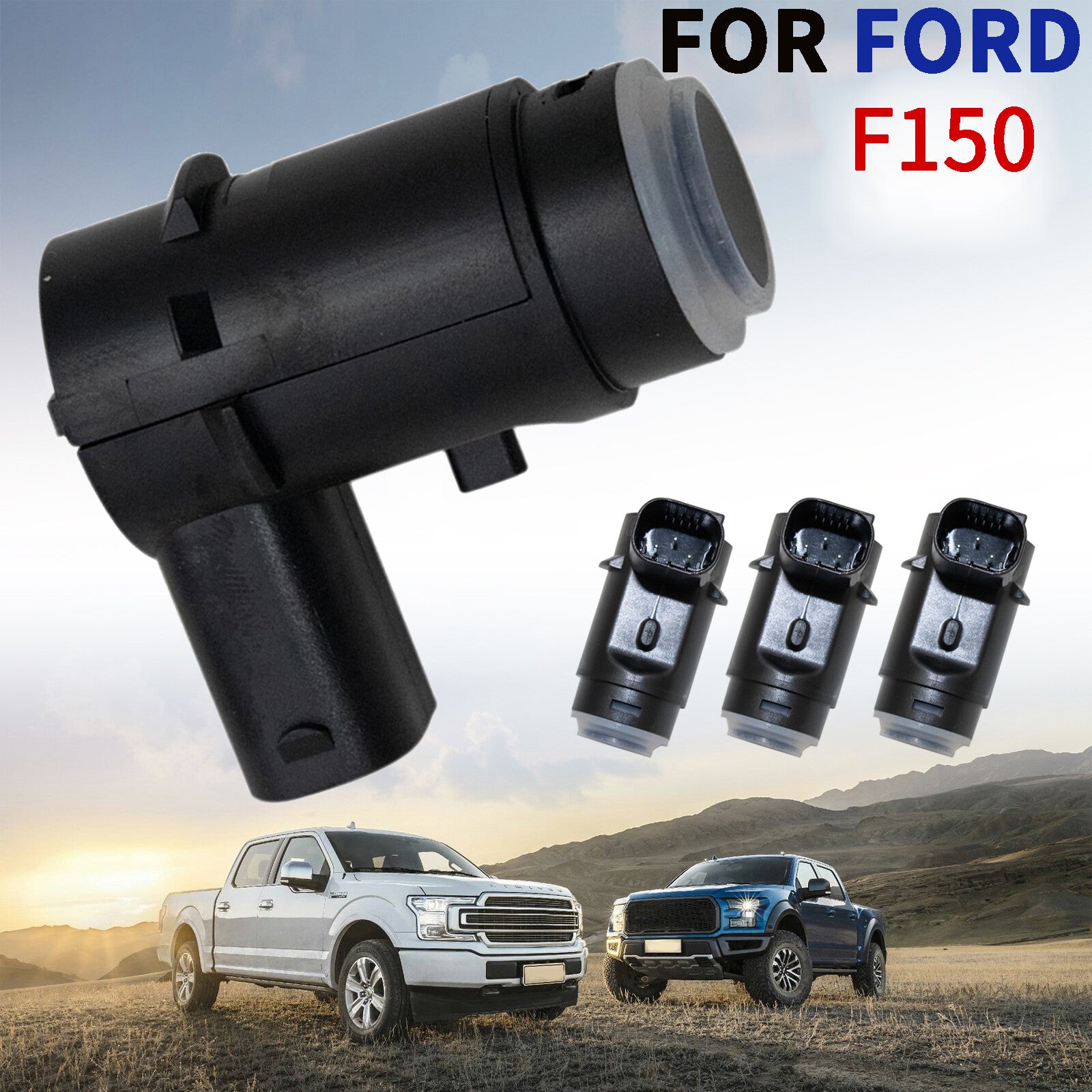4 pieces/set of for Ford F150 rear bumper parking assist object sensor 9L3Z15K859D