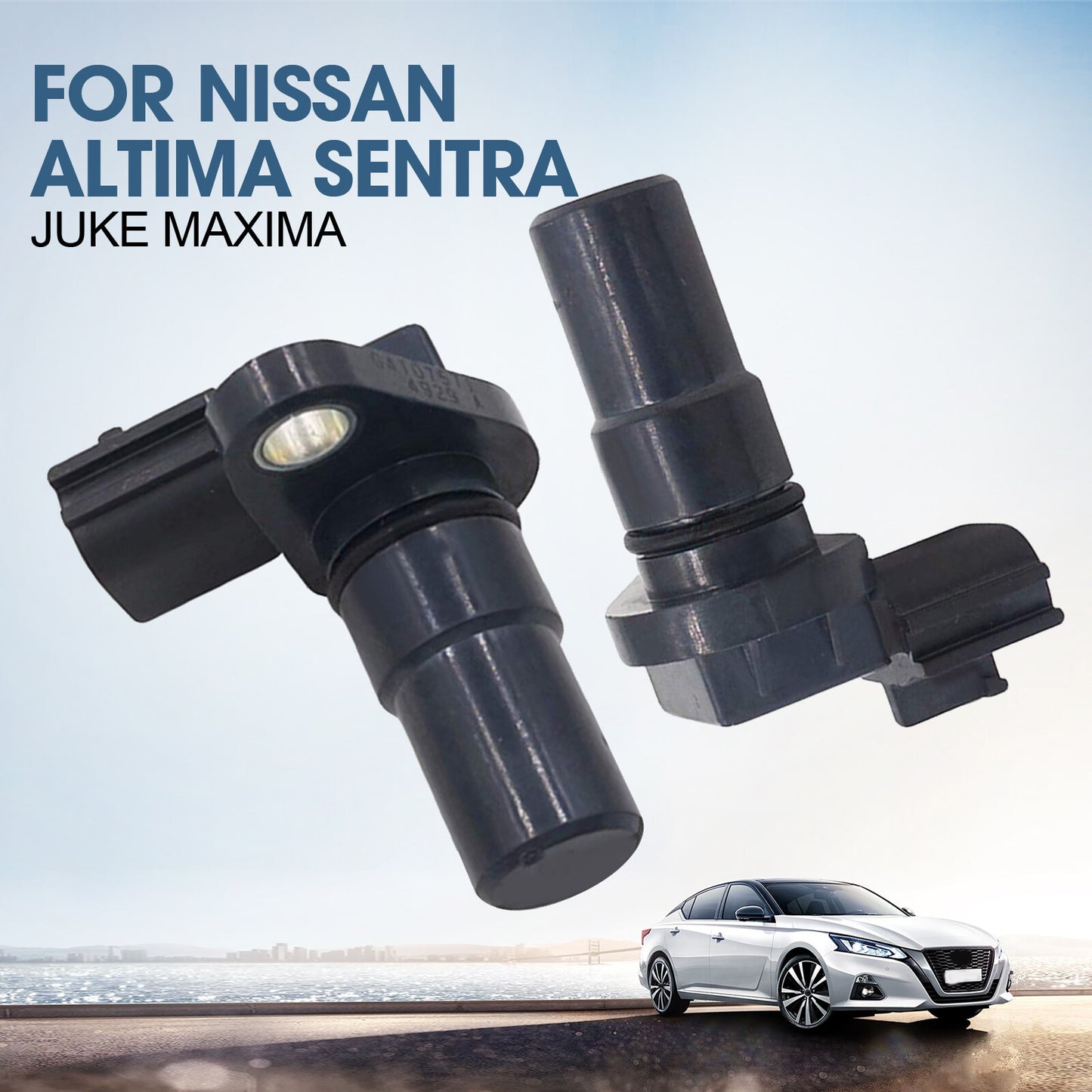 2X for Nissan Altima Sentra Juke Maxima Trans Input/Output Vehicle Speed Sensor