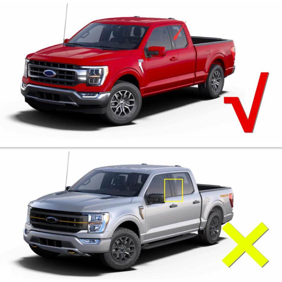 Car Door Lock Password Button Cover Trim  for ford  F150 21-23 Accessories Chrome