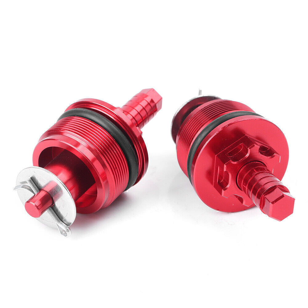 Sto?d?mpfer Vorne Regler Einstellschraube F¨¹r for Honda CMX250 CNC ROT Aluminum