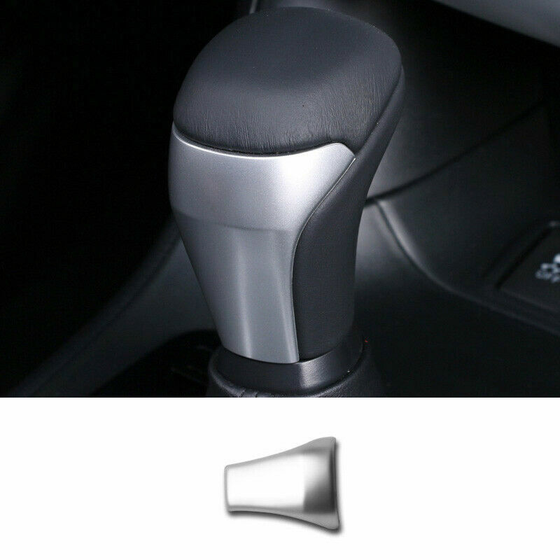 for Toyota Highlander 2014-2019 Silver Car Interior Gear Shift Knob Cover Trim