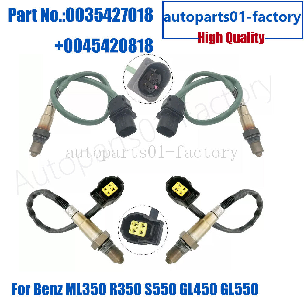 4UpDownstream Oxygen Sensor Fit for Benz ML350 R350 S550 GL450 GL550
