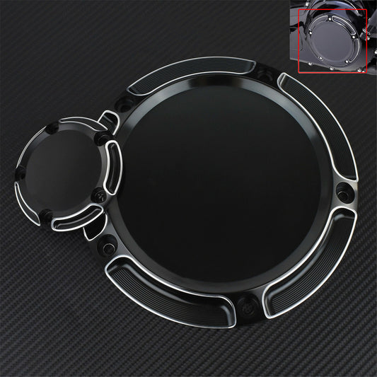 CNC Black Derby Cover Timing Timer Cover Fit For Touring 99-15 Softail 99-18