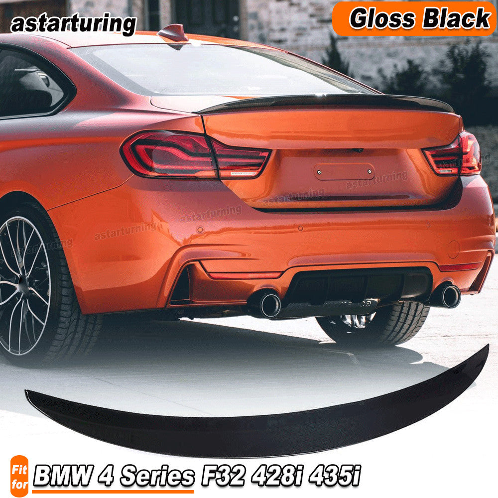 Gloss Black Rear Trunk Spoiler Wing Fit for BMW 4 Series F32 428i 435i 2013-2019