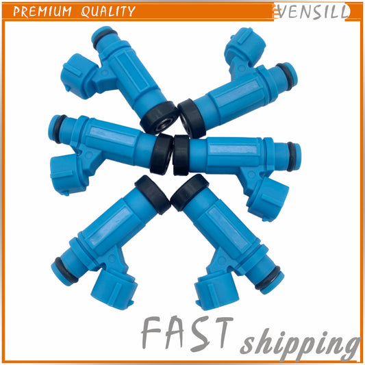 6X Fuel Injector 4-Hole 15710-93J00 for Suzuki Outboard 200HP 250HP 225HP DF