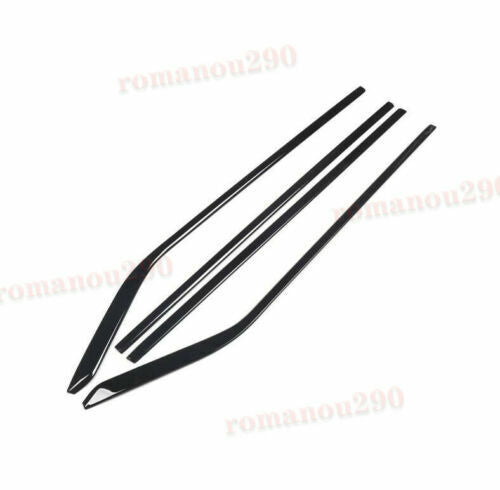 4Pcs for Nissan Sentra 2020-2022 Black Steel Car Window Bottom Strips Cover Trim