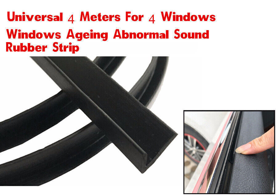 4M Window Glass Edge Sealed Strip Aging Ageing Abnormal Sound Noise Weatherstrip