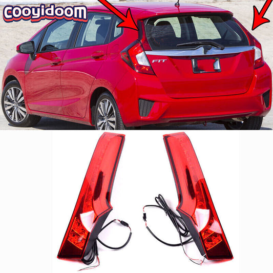 for Honda 2015-2018 LED Rear Windshield Side Pillar Tail Brake Lamp Light