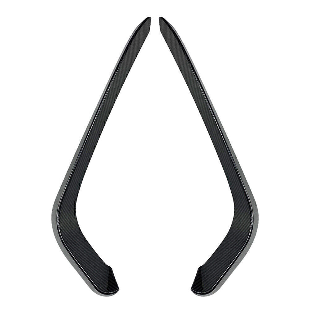 Front Fog Light Lamp Strip Trim for VW for Passat Variant B8 2017-2018 Carbon Fiber