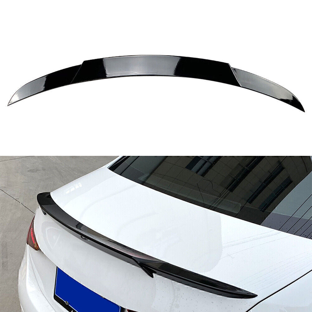 Car Tail Wing Rear Trunk Spoiler for Benz C-Class W206 Glossy Black