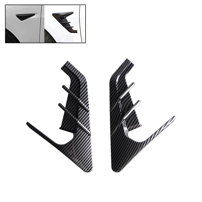 2x Side Camera Indicator Protective Cover Decorative Retrofit for Tesla Model 3 Y