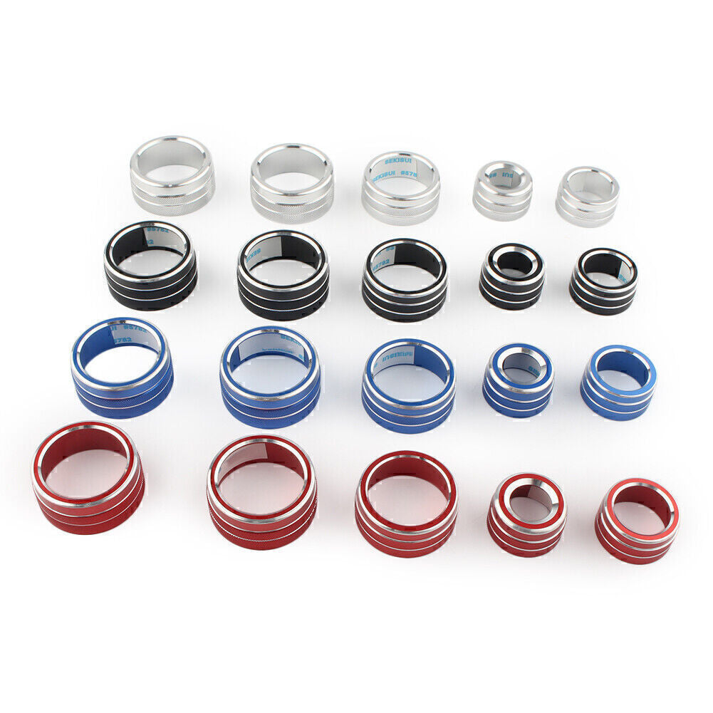 5-piece set of air conditioning audio button switch knob covers for Toyota for Camry 2018