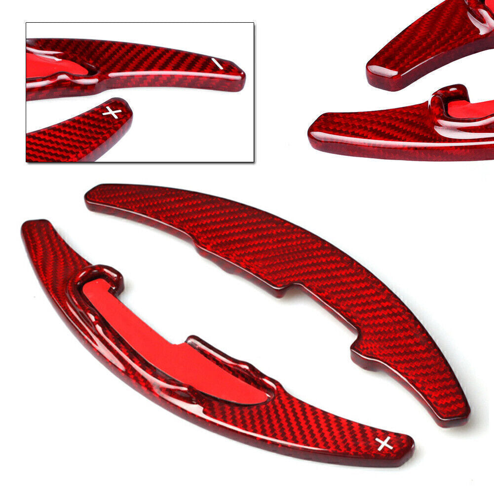 Steering Wheel Shift Paddle Extension Carbon Fiber for BMW M2 M3 M4 M5 X6 M 2pcs