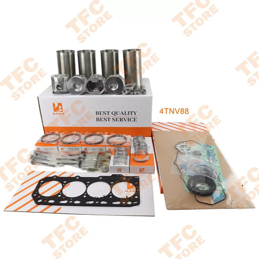 Overhaul Rebuild Kit for Yanmar 4TNV88 Engine Piston Ring Full Gasket Set STD??