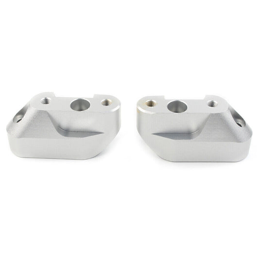 Motorcycle HandleBar Mounts Clamps Risers for BMW R1200RS 2015 -2018 Silver