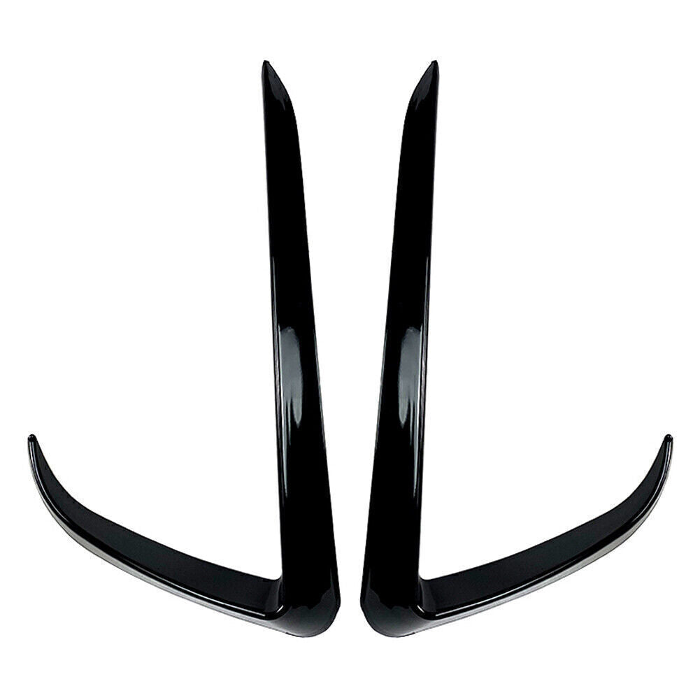 for Tesla for Model Y 2020-2023 Car Front Fog Light Lamp Eyebrow Cover Trim Black