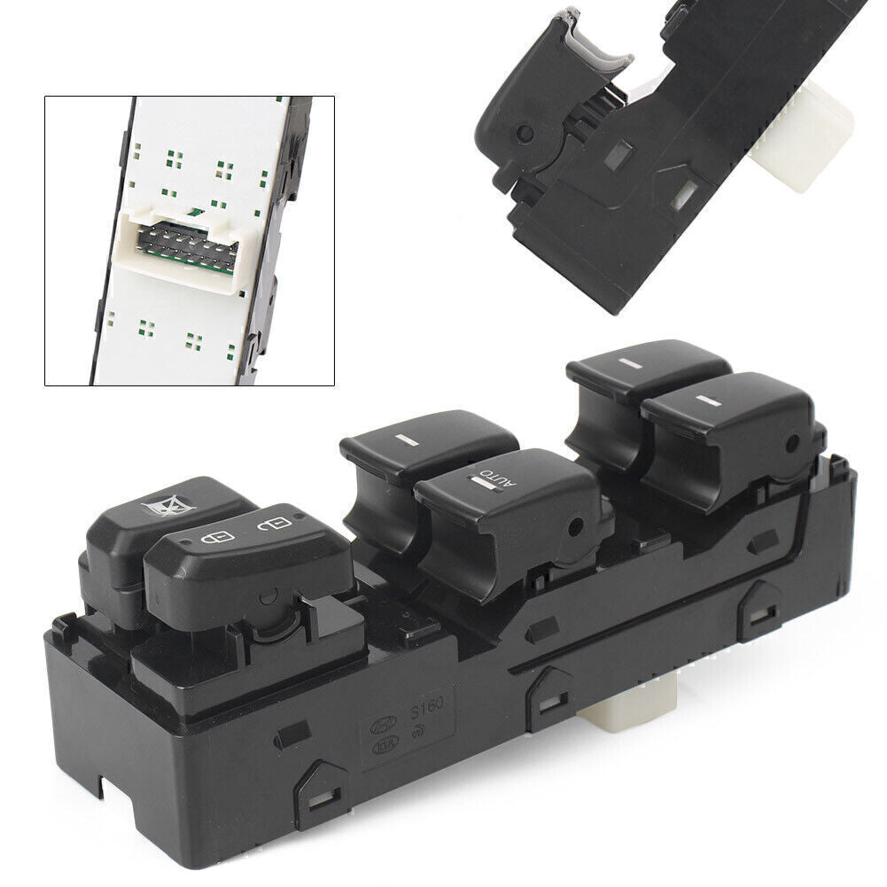 Front Door Master Power Window Switch Left Fit for Hyundai SONATA 2011-2014 LHD Car