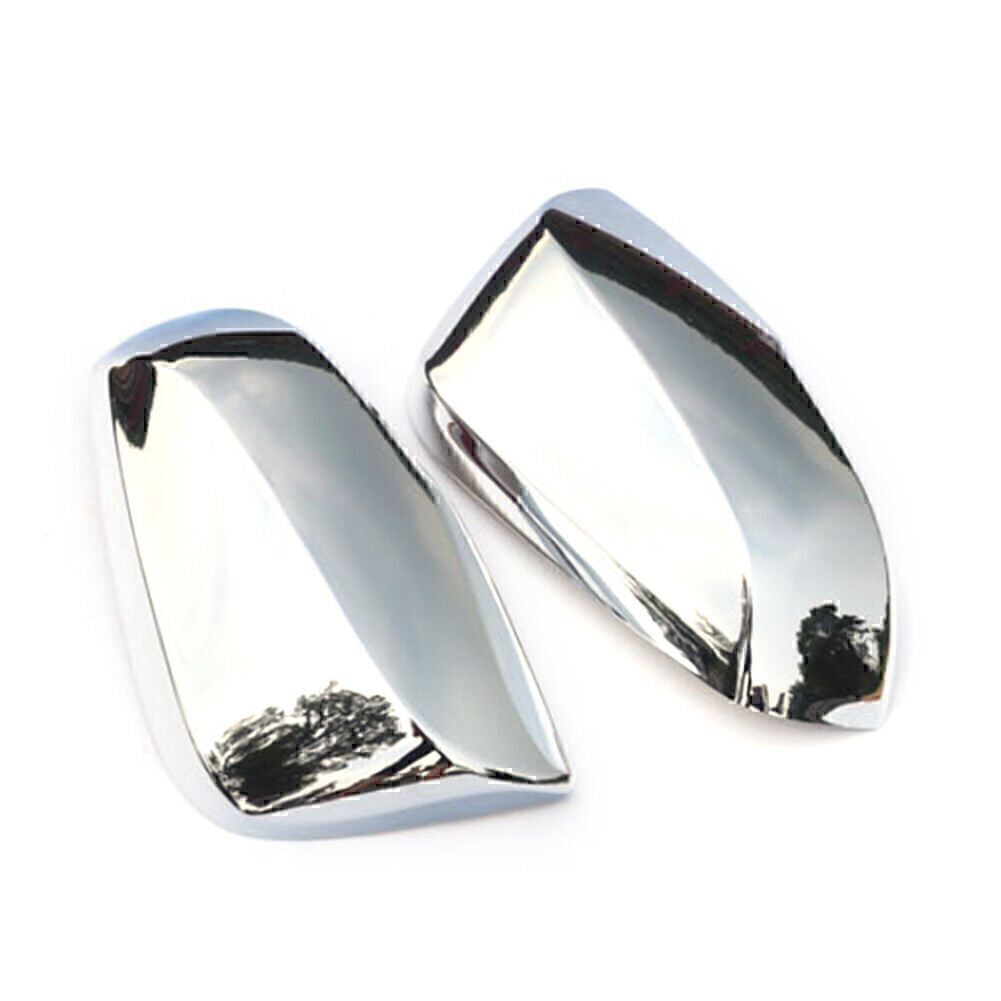 2pc Chrome Rearview Side Door Mirror Cover Trim ABS Fit for Toyota Alphard 2016-2019