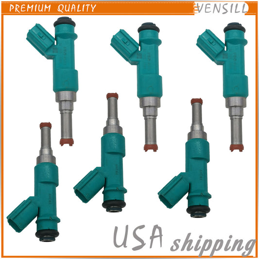 6X Fuel Injectors for Toyota for Avalon for Camry 13-17 for Sienna for Lexus ES350 23250-0P010