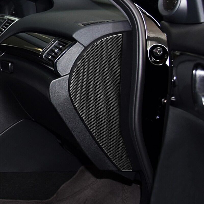 Carbon fiber door anti-collision cushion covers are suitable for Honda Accord 2014-2017 models.