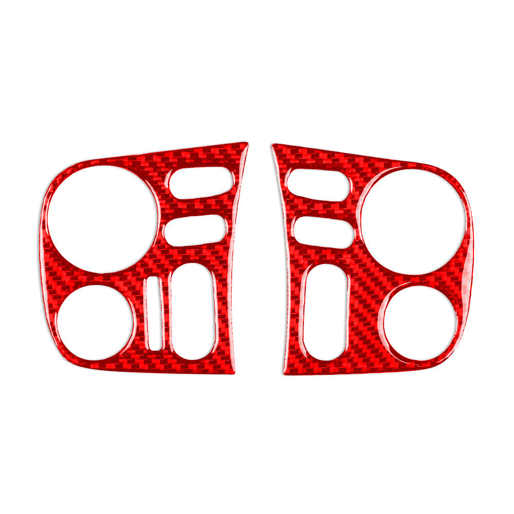 Interior Driver Side Dashboard Cover Trim for Honda S2000 2004-2009 RHD 2pcs Red