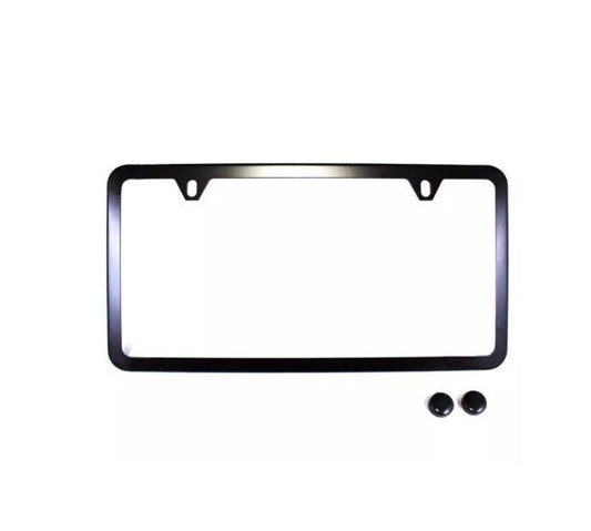 1 piece car license plate frame cover cap trunk 2 holes black for Ram