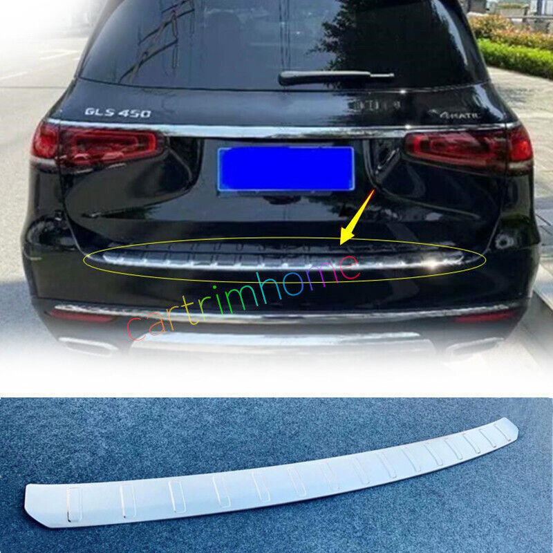 for Mercedes-Benz GLS63 GLS450 GLS580 2020-23 Rear Bumper Sill Guard Plate Panel